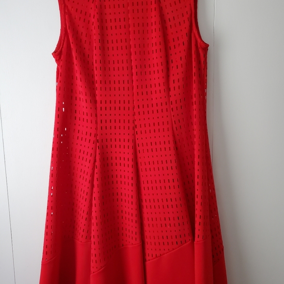 Joseph Ribkoff red dress 16 - Picture 1 of 3